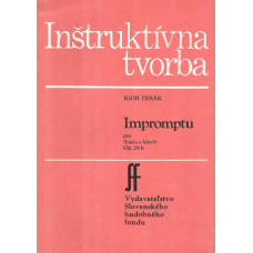 Igor Dibák: Impromptu pre flautu a klavír; op. 29/b